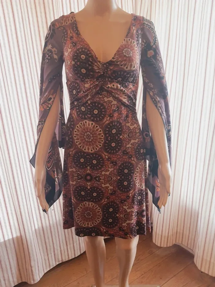 Magnifique Robe Blu in Firenze it M fr XS/S - photo numéro 2