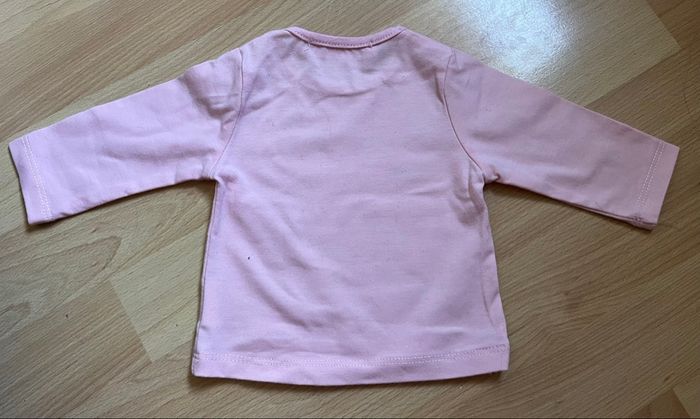 T-shirt manches longues rose vélo 1M - photo numéro 2