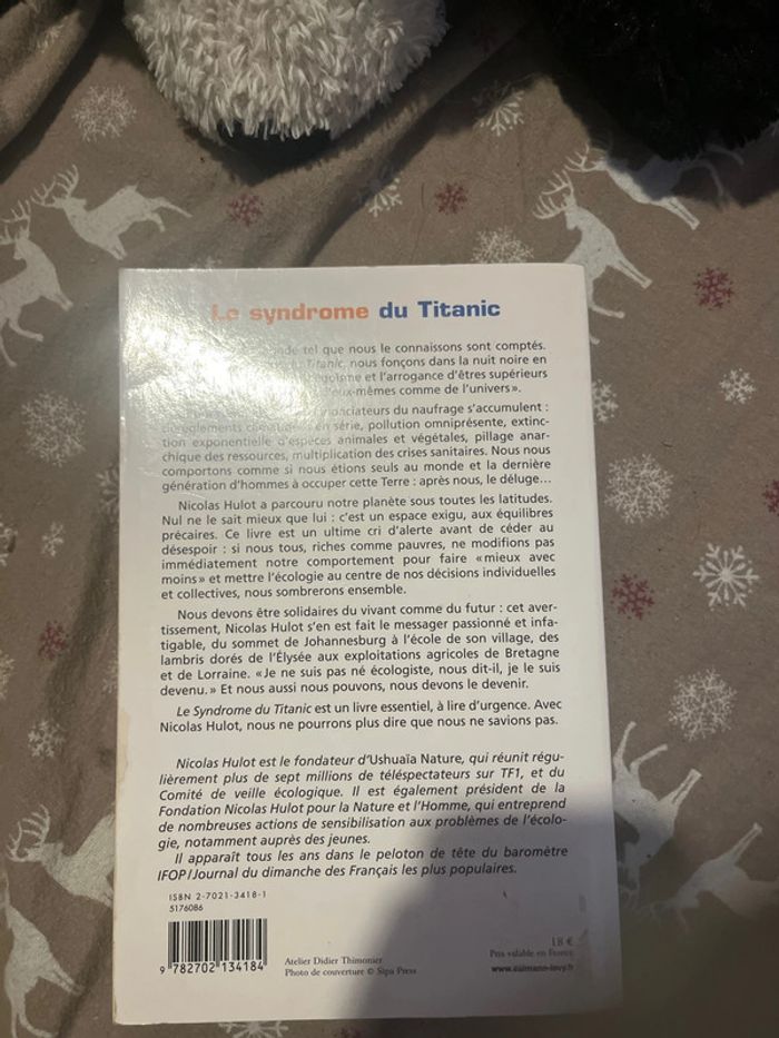 Livre Nicolas Hulot le syndrome du Titanic - photo numéro 2