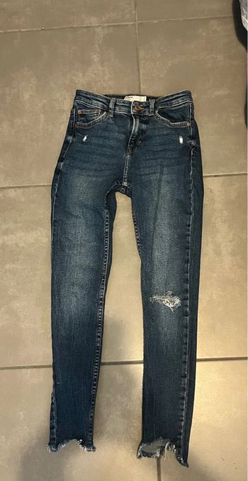 Jean skinny à trou