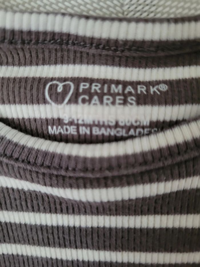 Tee-shirt manches longues garçon 9/12 mois Primark - photo numéro 2