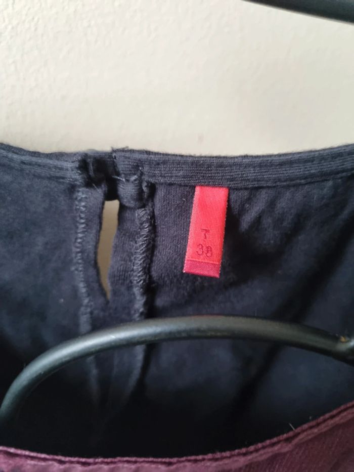 Robe noire et mauve - photo numéro 3