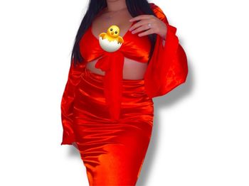 Tenue orange néon