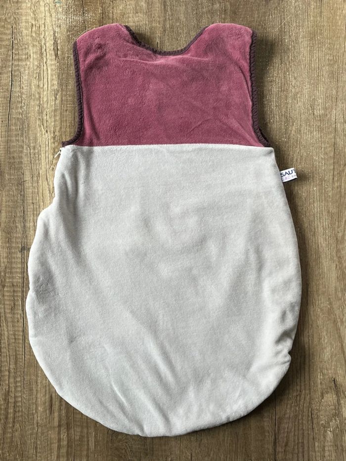 destockage - Turbulette, gigoteuse, nid d’ange, 0-6 mois. 100 % coton. Sauthon - photo numéro 5