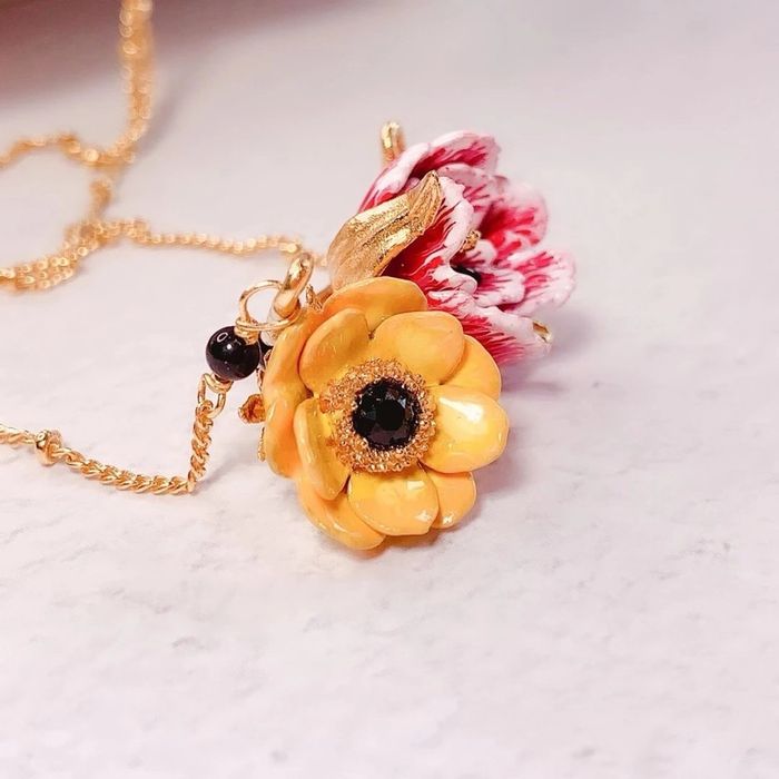 Collier tulipes - photo numéro 4