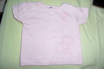 T-shirt fille fantaisie, Taille Naissance
