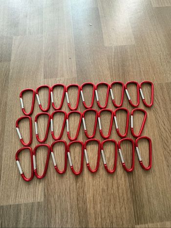 lot de 25 mousqueton