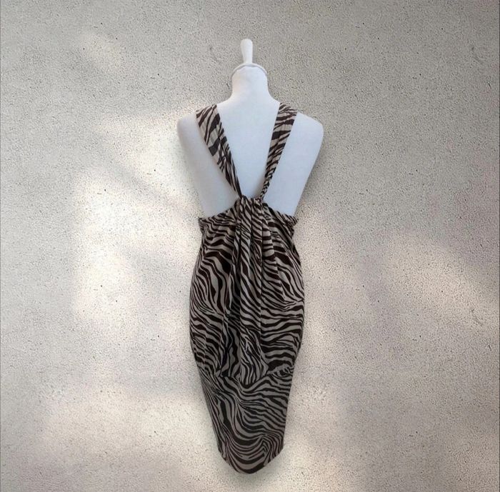 Robe tunique bretelles croisées dos nu Kocca L - photo numéro 4