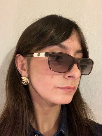 Lunette Gucci rectangulaire bi color 