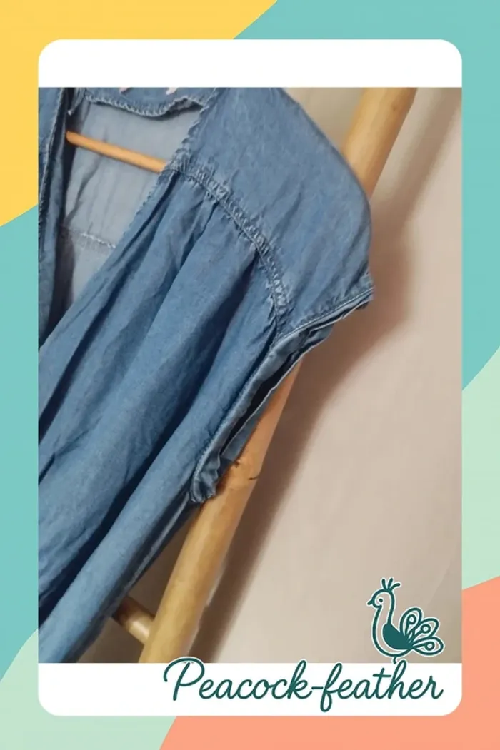 Combi pantalon jean camaïeu 42 - photo numéro 5