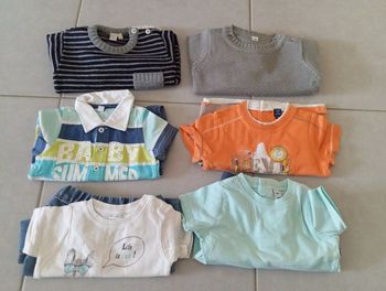 Lot de vêtements 6 mois pour garçon