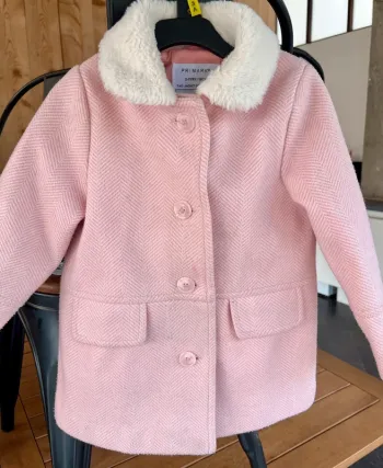 Manteau rose