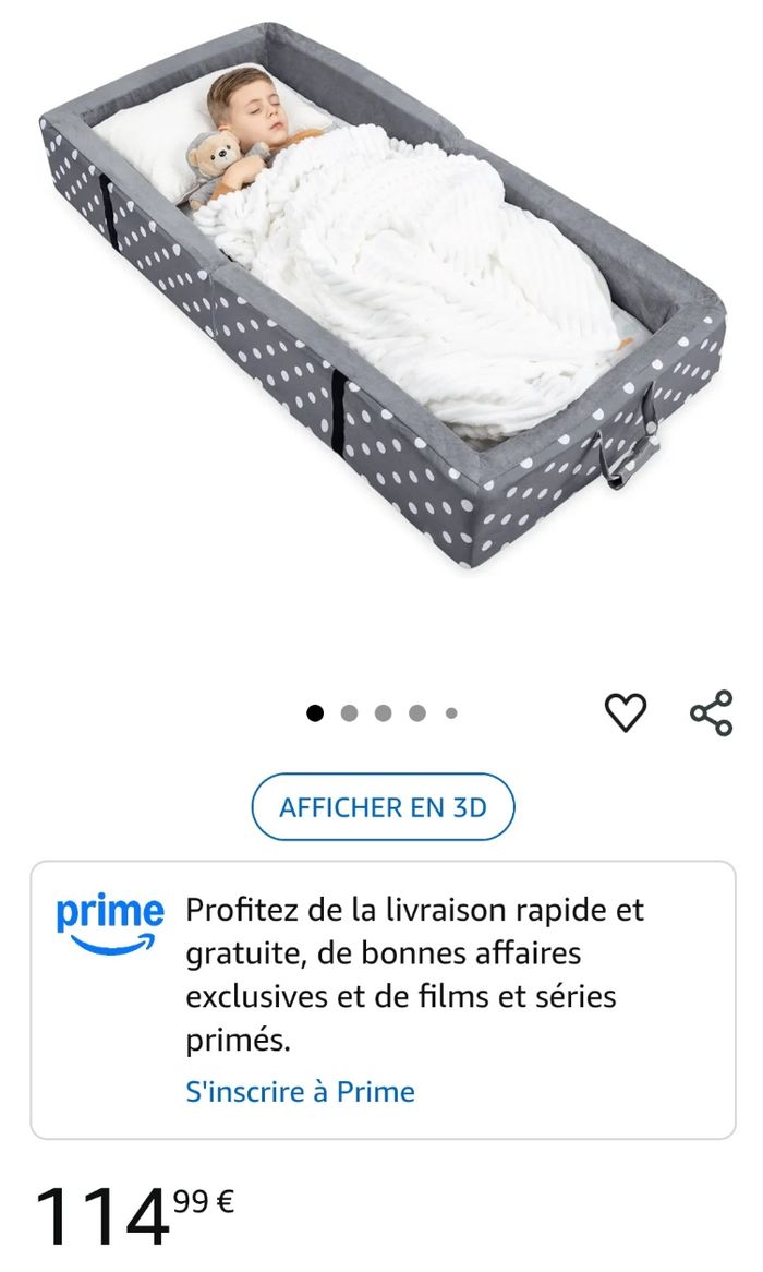 Lit de voyage bebe - photo numéro 2