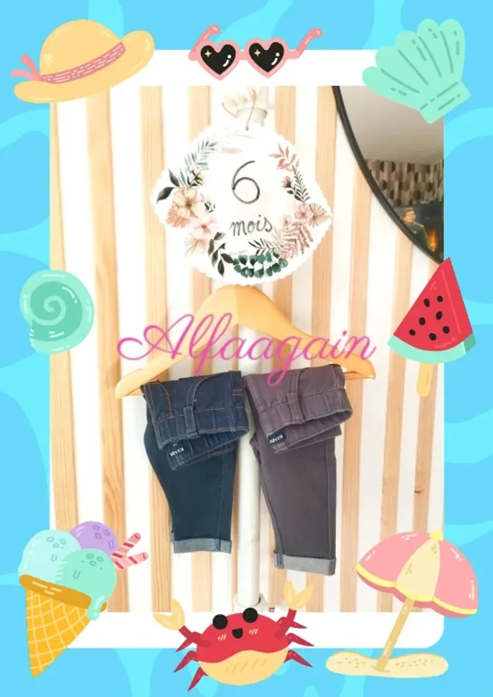 Lot legging jean neufs 6mois