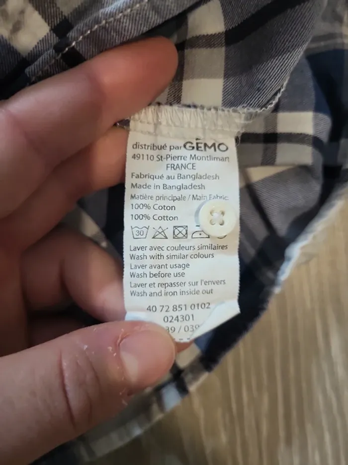 Chemise manches longues 4 ans - photo numéro 9