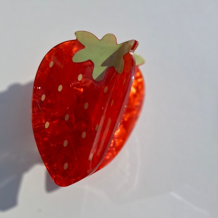 Pinces a cheveux fruits Fraise Neuve - photo numéro 3