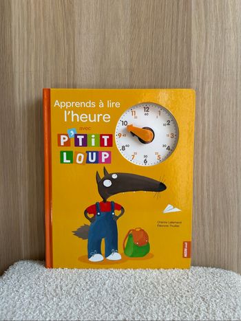 Livre apprends à lire l’heure avec p’tit loup