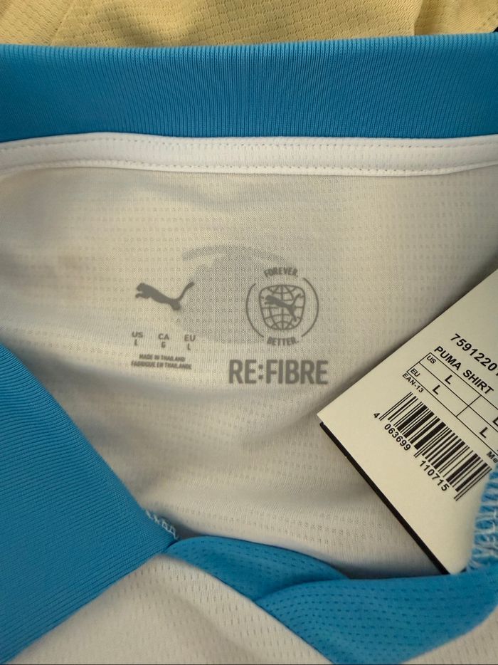Maillot OM Puma – Blanc & Bleu – Taille L - photo numéro 9