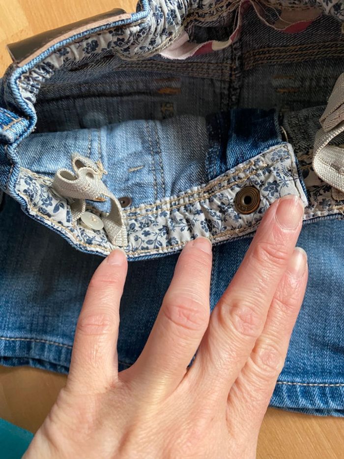 Jupe en jeans & Now Taille 110 - photo numéro 3