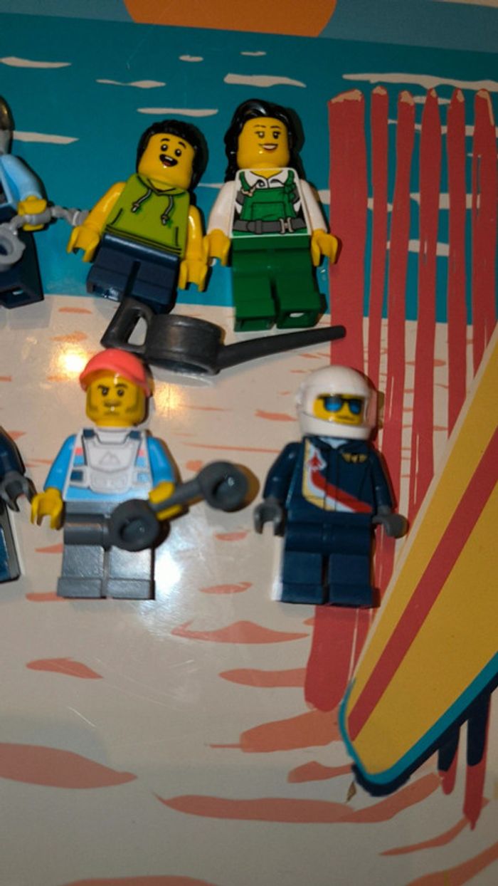 Lot de 8 figurines lego city - photo numéro 3