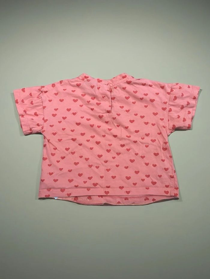 T-shirt rose cœur TAO - photo numéro 3