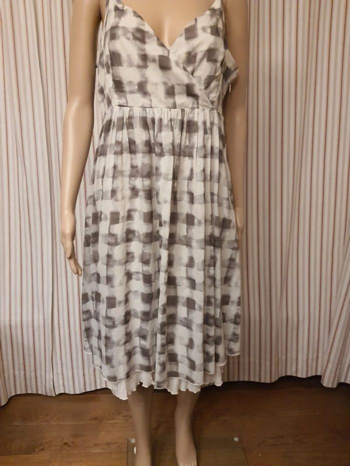 Jolie Robe d'été Sandwich fr 42 100%coton - photo numéro 2