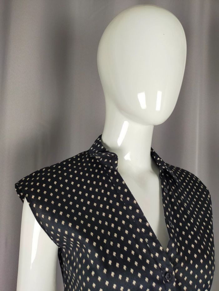 Robe noire à motifs – Promod – Taille 36 - photo numéro 2