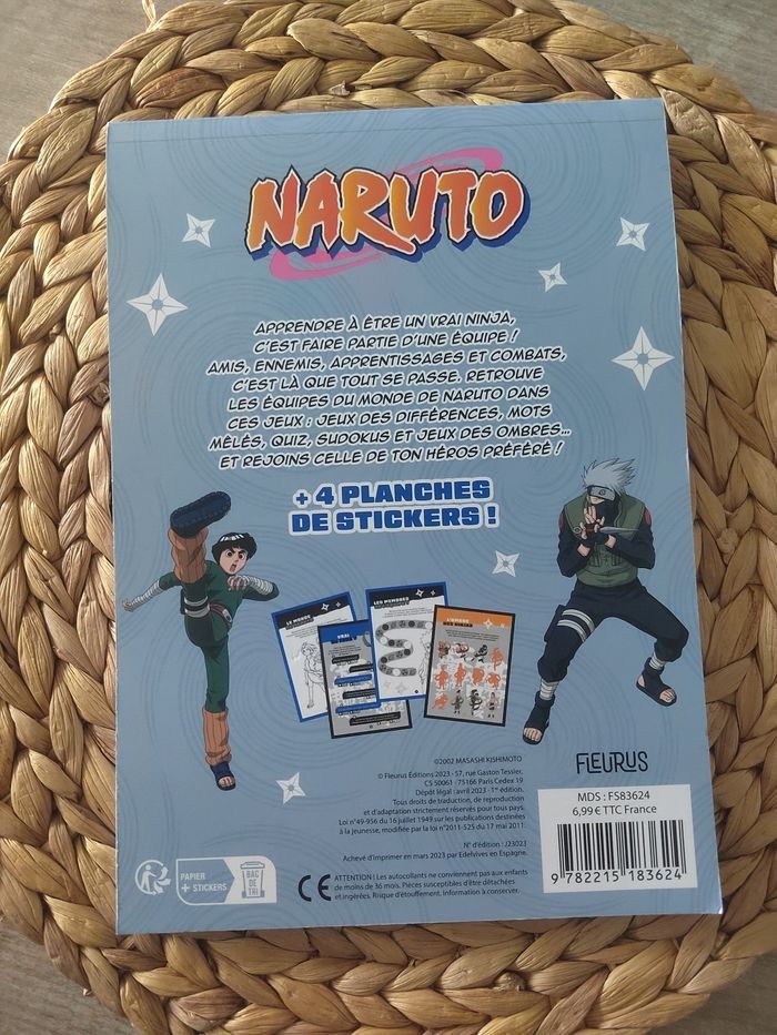 Bloc de jeux Naruto – Stickers Des équipes au combat  – À partir de 7 ans - photo numéro 6