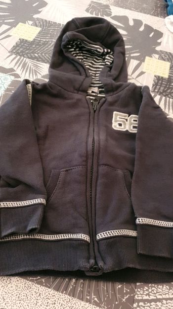 Veste a capuche zippée