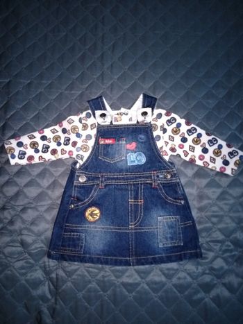 Ensemble robe et pull, lee cooper, taille 3 mois