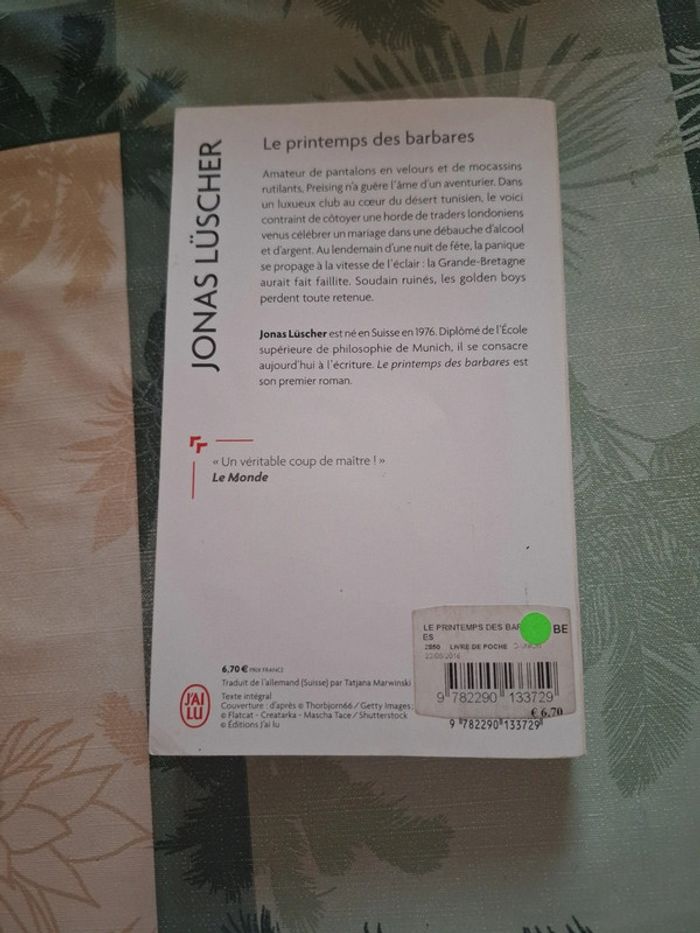 Le printemps des barbares - photo numéro 2