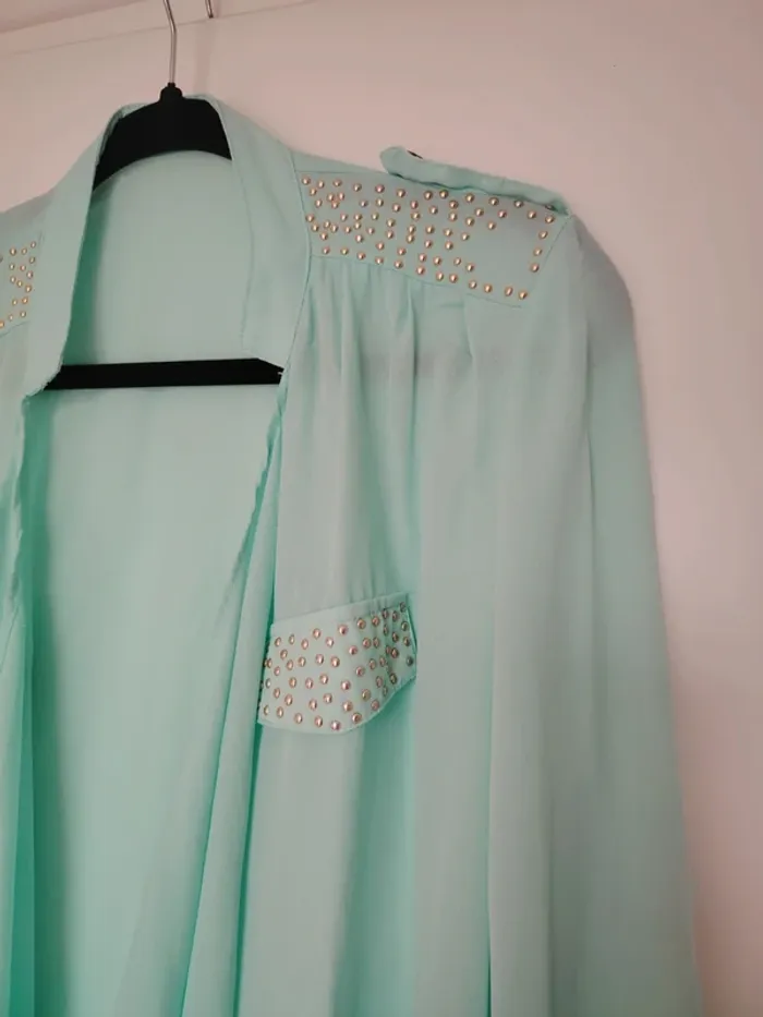 Chemise voile sans boutons - photo numéro 2