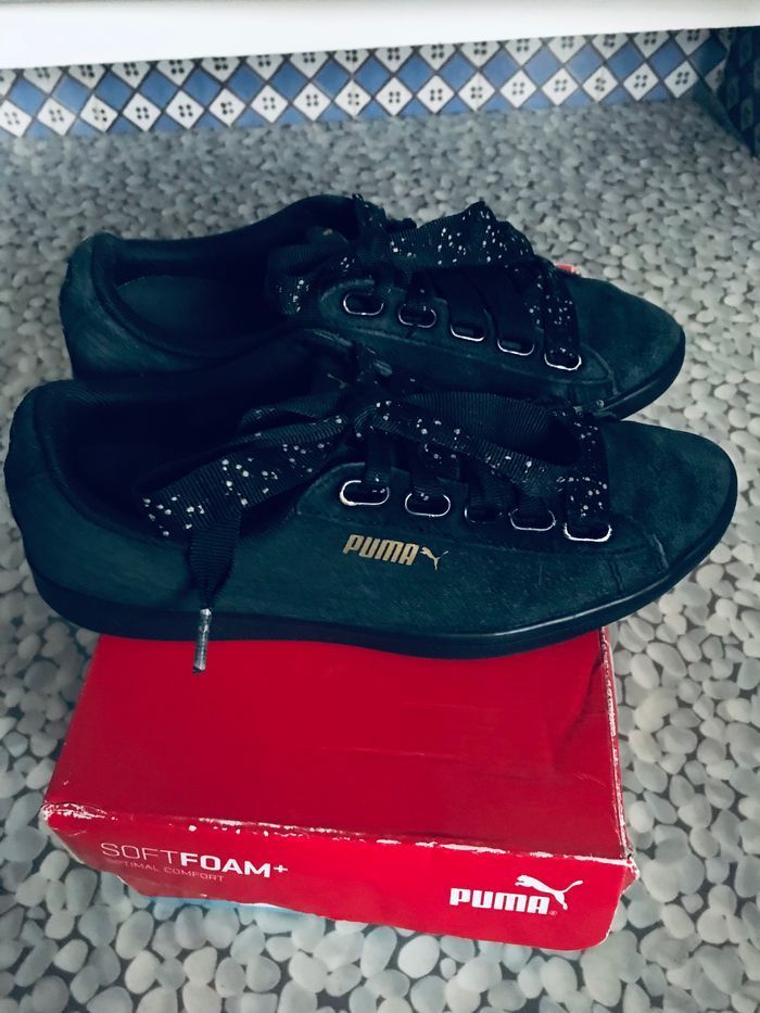 Baskets puma noires - photo numéro 3