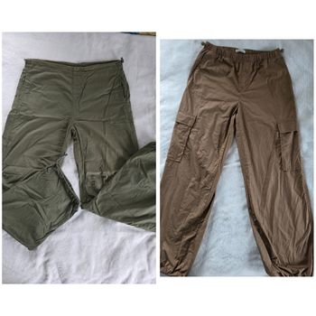 Lot de 2 pantalons femme resserable