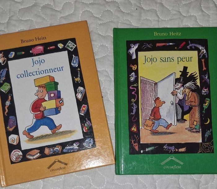 Lot de 2 livres Jojo sans peur et collectionneur