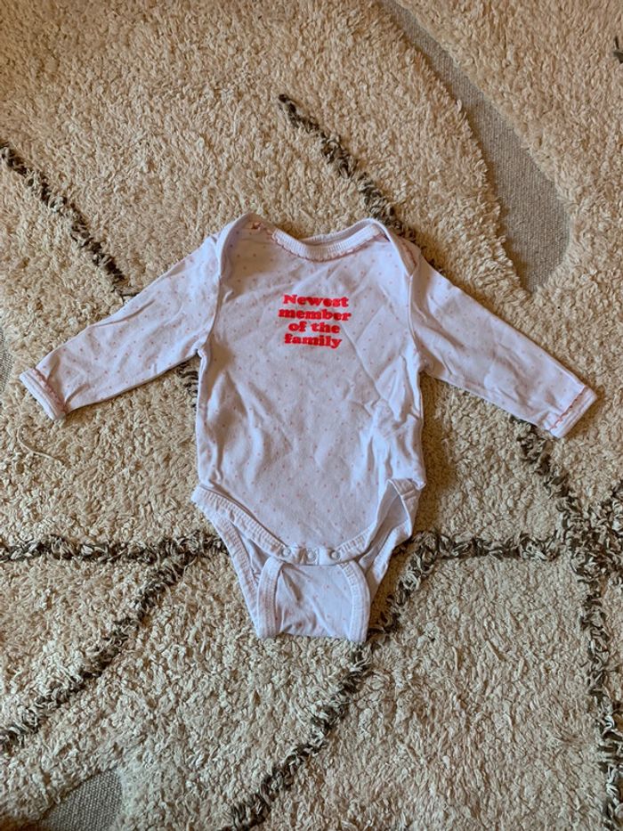 Ensemble body + pantalon + bonnet jbc 1mois/56cm - photo numéro 2