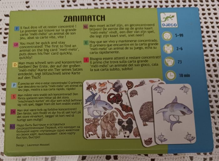 Zanimatch Jeu d'observation et de rapidité , Jeu éducatif - photo numéro 2