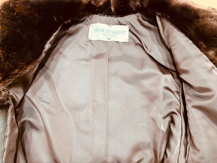 Veste de fourrure mouton doré Oscar de Sarbert - photo numéro 3