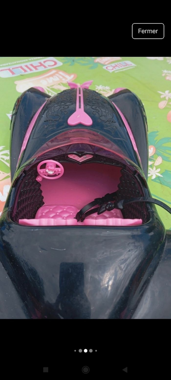 Voiture poupée Monster high j28 - photo numéro 3