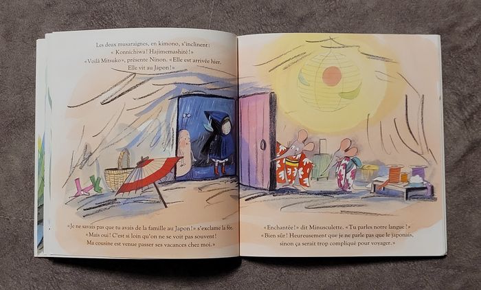 Minusculette et les petits fantômes japonais Kimiko, Christine Davenier (Illustrations) - photo numéro 3