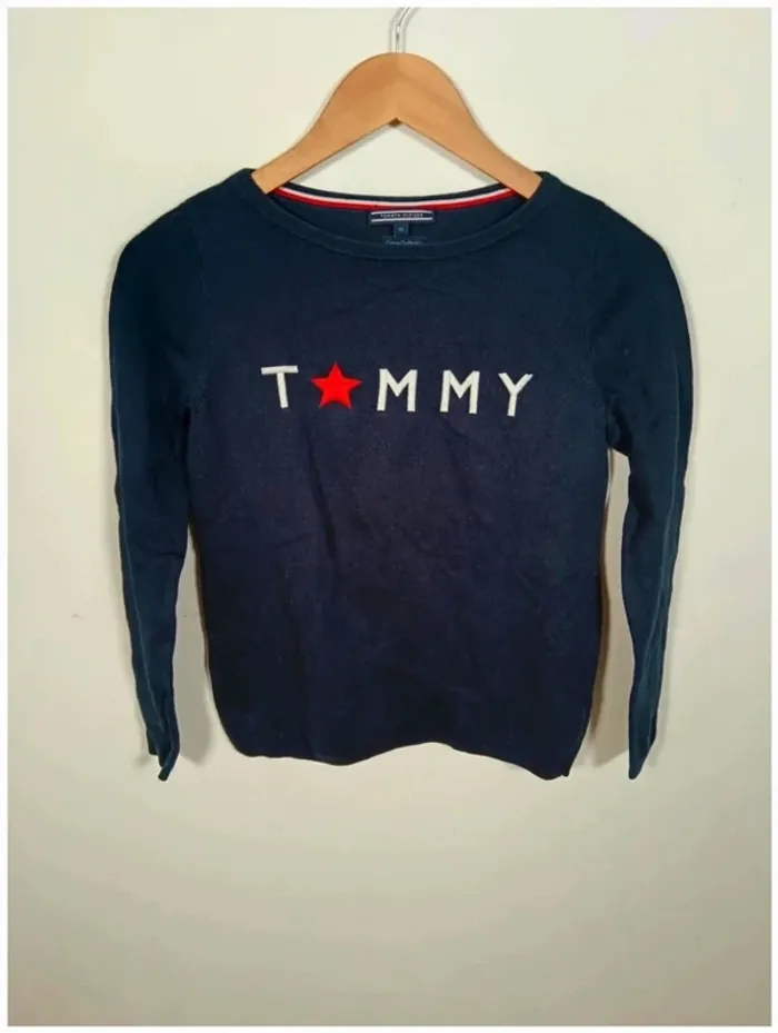 C13 sweat marine Tommy Hilfiger XS