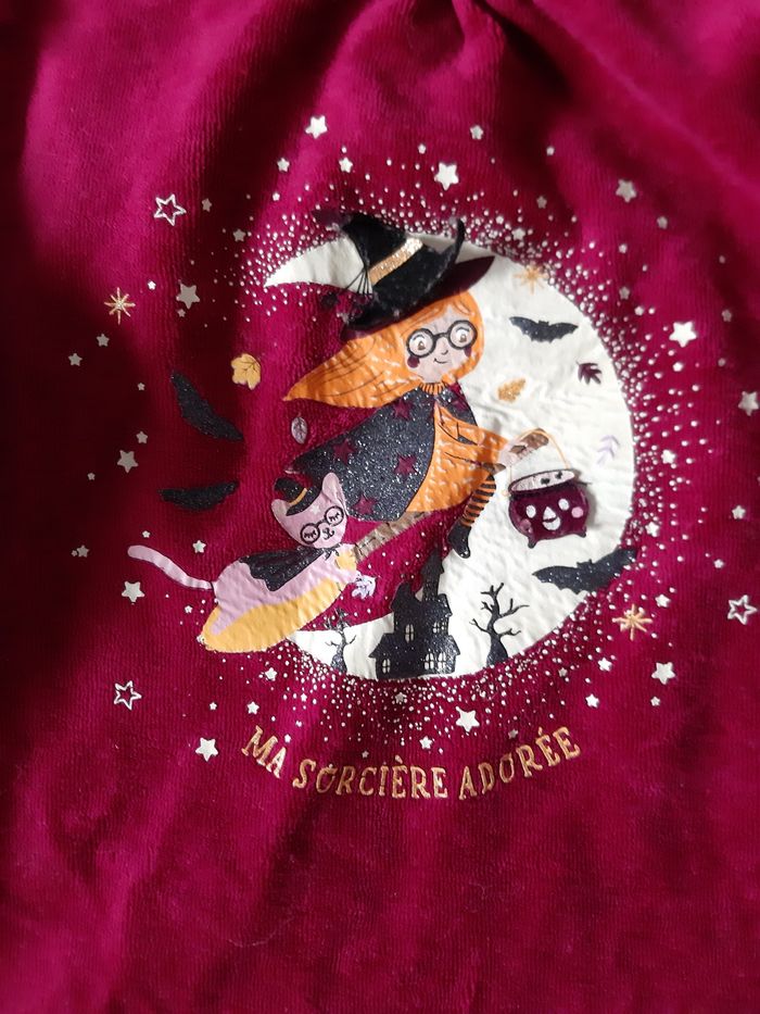 pyjama chaud sorcière Halloween fille - Sergent Major - 3 ans - photo numéro 3