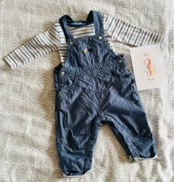 Ensemble body + salopette