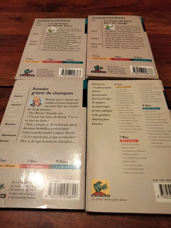 Lot de 4 livres de ratus Hatier - photo numéro 4