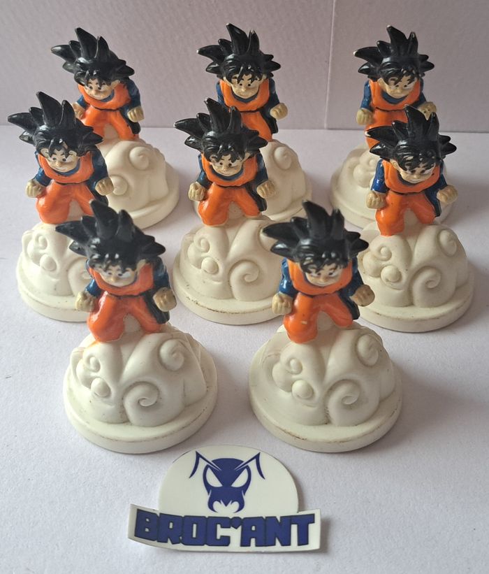 🐉 Lot de 7 figurines Dragon Ball Z DBZ San Goku pion échec 2005 - photo numéro 4