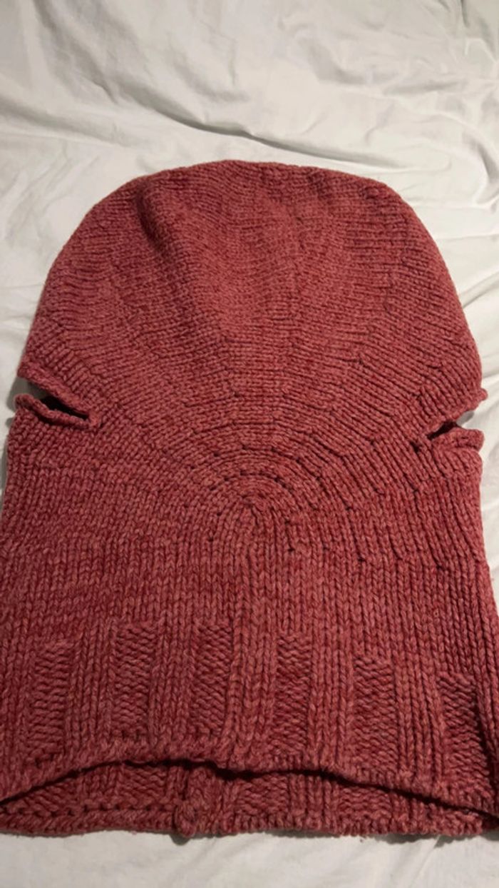 Pull laine sans manche et capuche - photo numéro 2