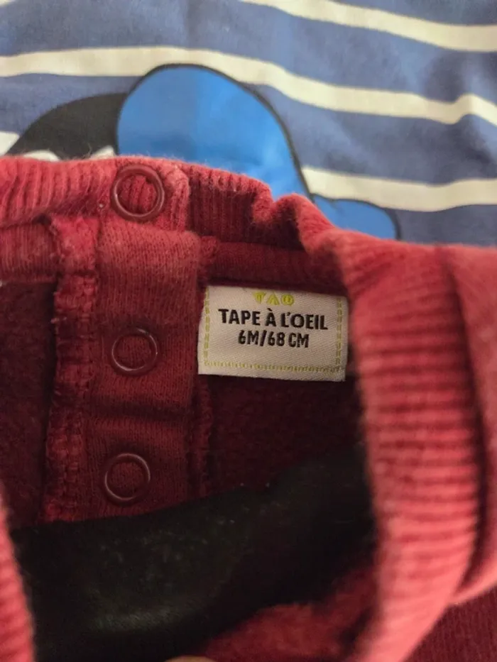 Lot 4 sweats 6 mois - photo numéro 4