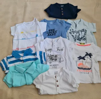 Lot de 9 tee shirts 3 mois