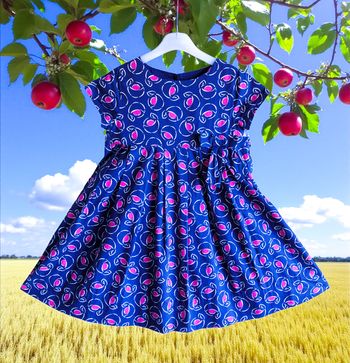 JACADI - ROBE PATINEUSE FILLE MOTIF FLEURS, DOUBLÉE & BAS ÉVASÉ AVEC PLIS 8A