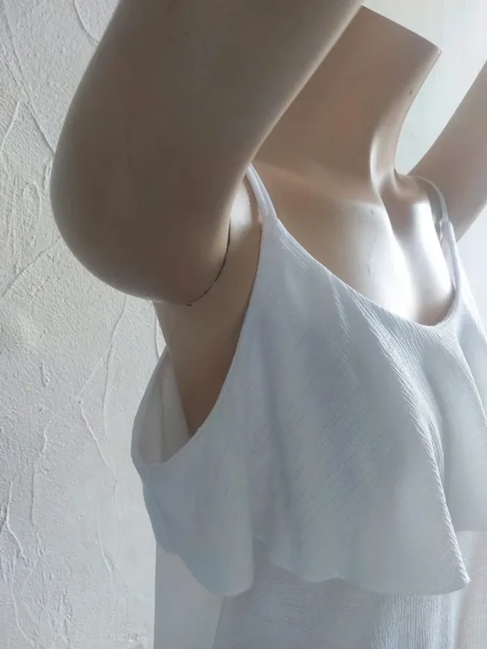 Débardeur blanc léger Taille XL - photo numéro 4